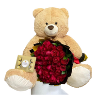 Oso Rosas Chocolates Miami - Combo Regalo Amor Doral