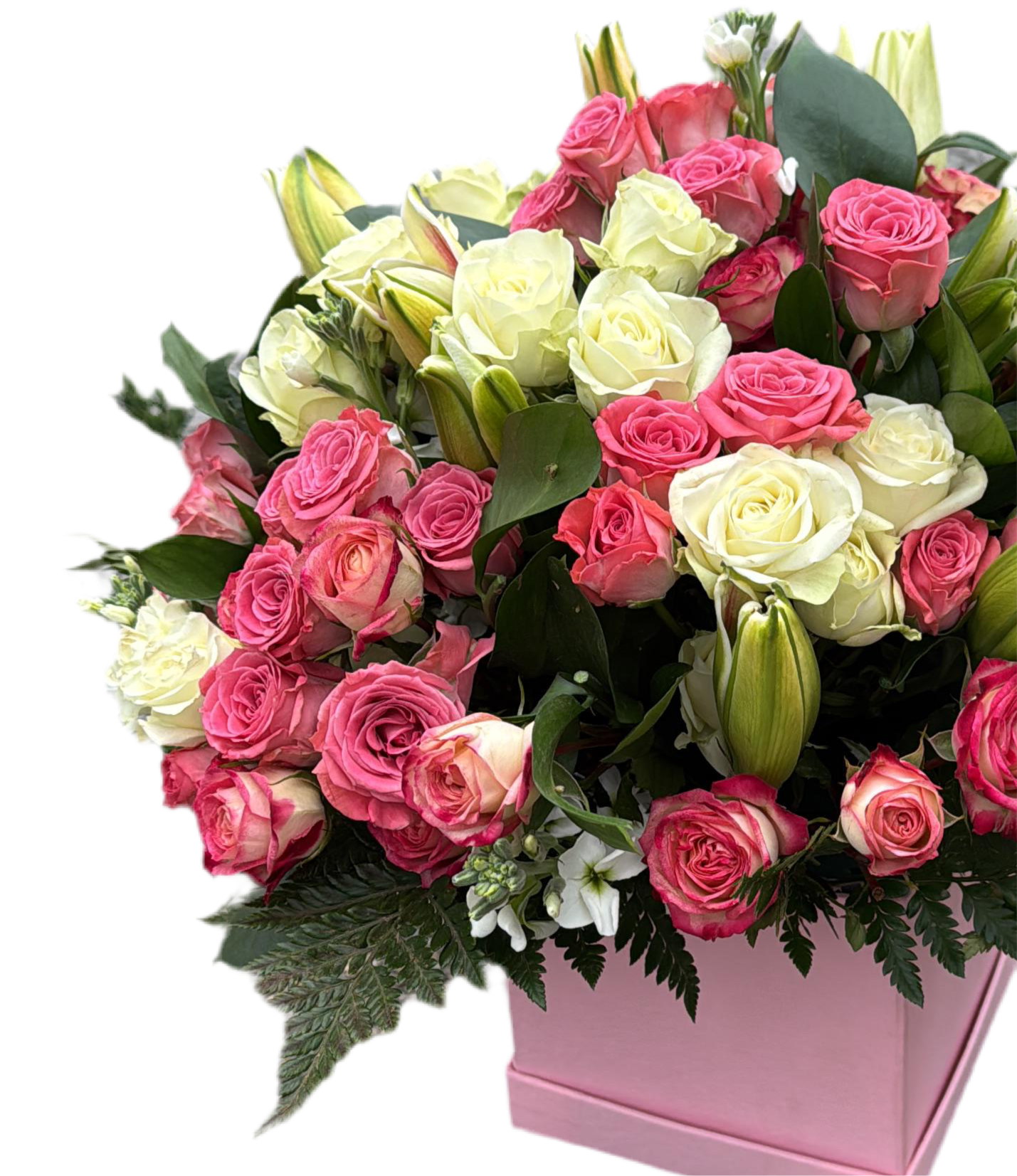 Romantic Flower Box "Sweet Embrace" – Same Day Delivery in Doral