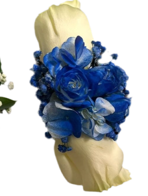 Boutonnière y Brazalette del Jardín del Éxito