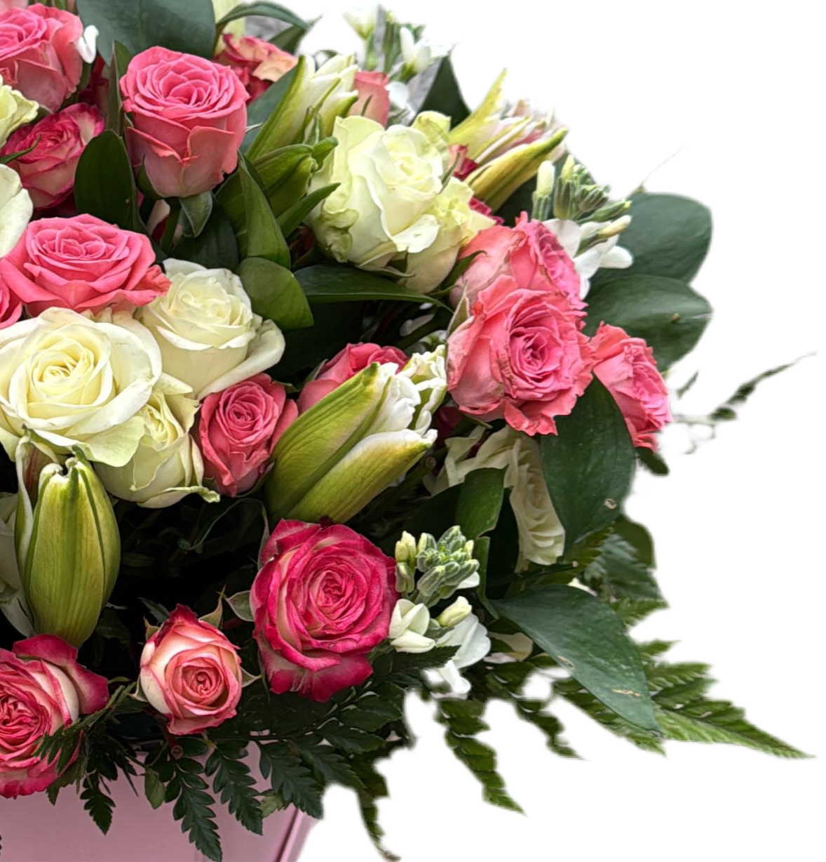 Romantic Flower Box "Sweet Embrace" – Same Day Delivery in Doral