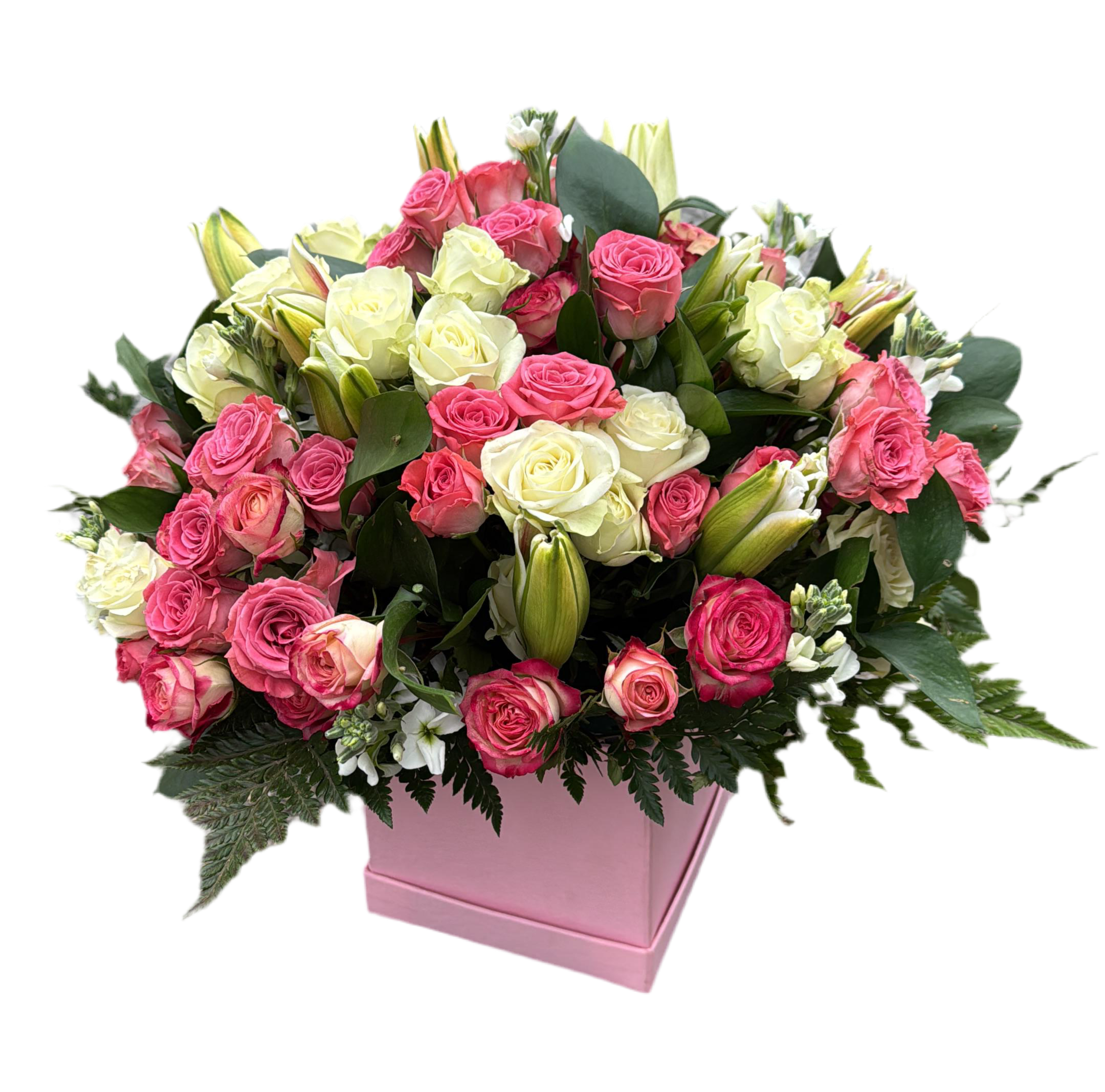 Romantic Flower Box "Sweet Embrace" – Same Day Delivery in Doral