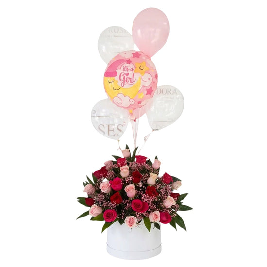 New Baby Floral Arrangement - Premium Flowers to Celebrate a New Baby