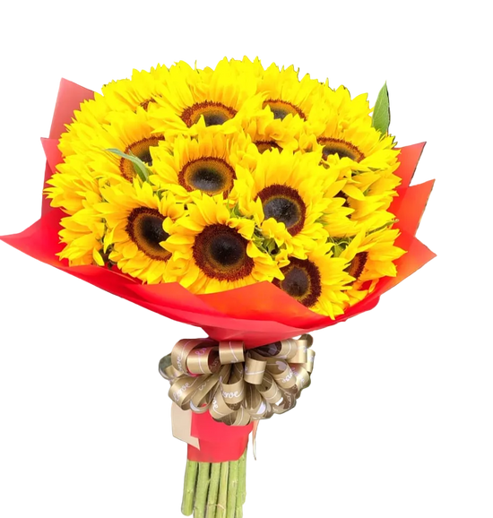 Girasoles Alegría Dorada Miami - Bouquet Sol Doral