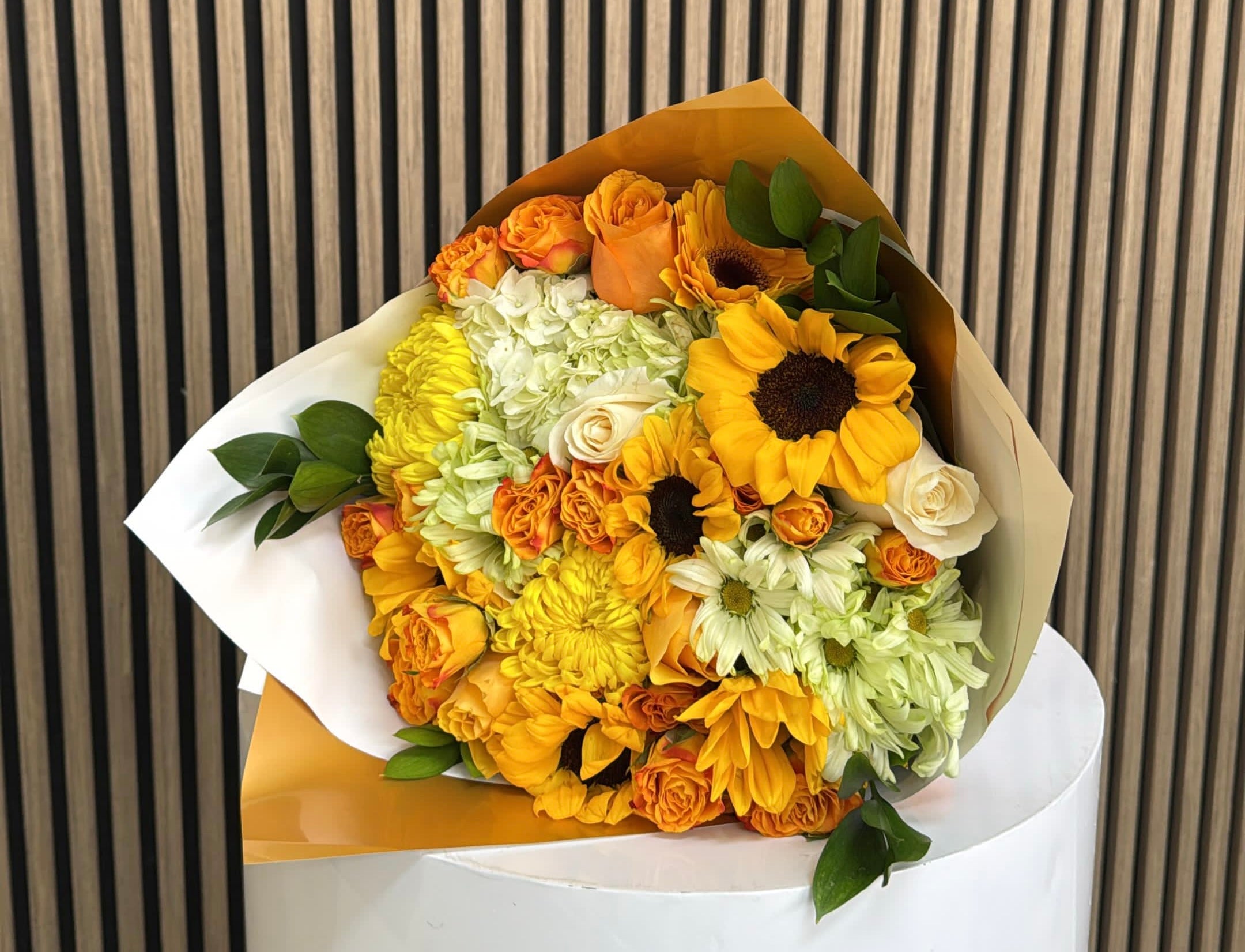 Girasoles Margaritas Miami - Bouquet Elegante Doral