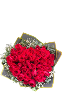 Corazón de Pasión – Ramo Floral Romántico con Envío en Doral Miami