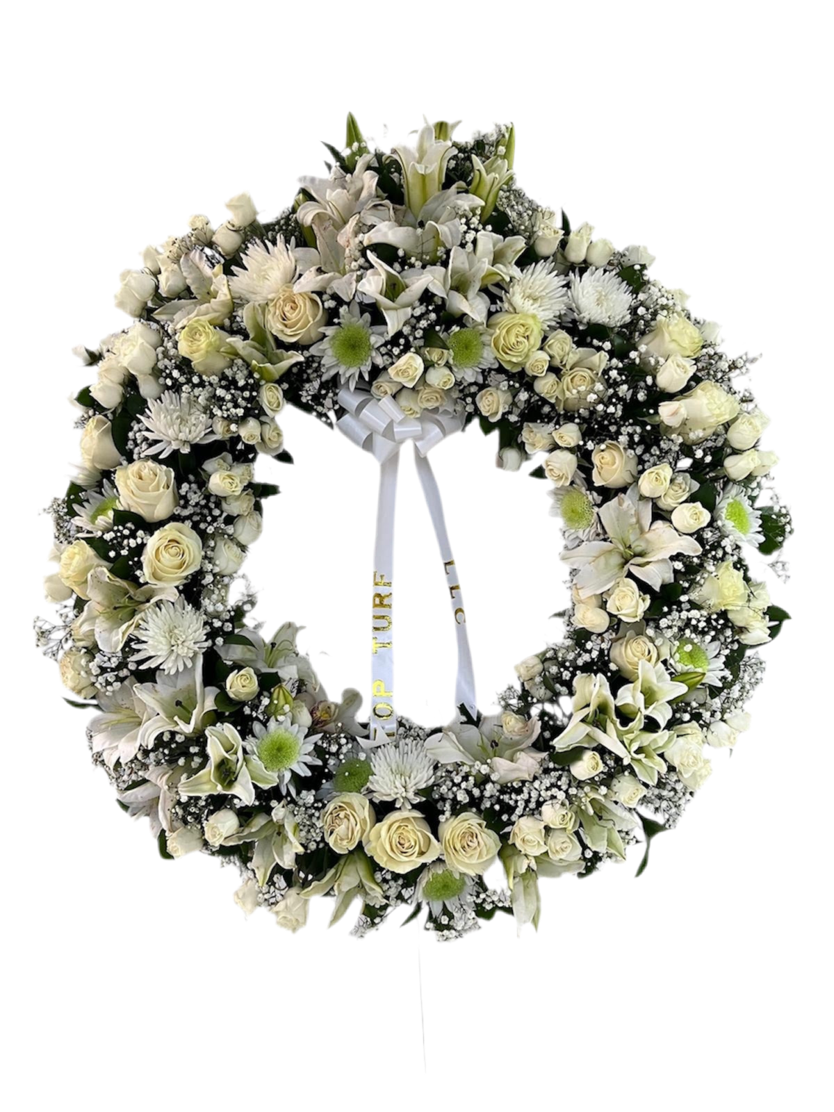 Sinceras condolencias – Elegante homenaje floral