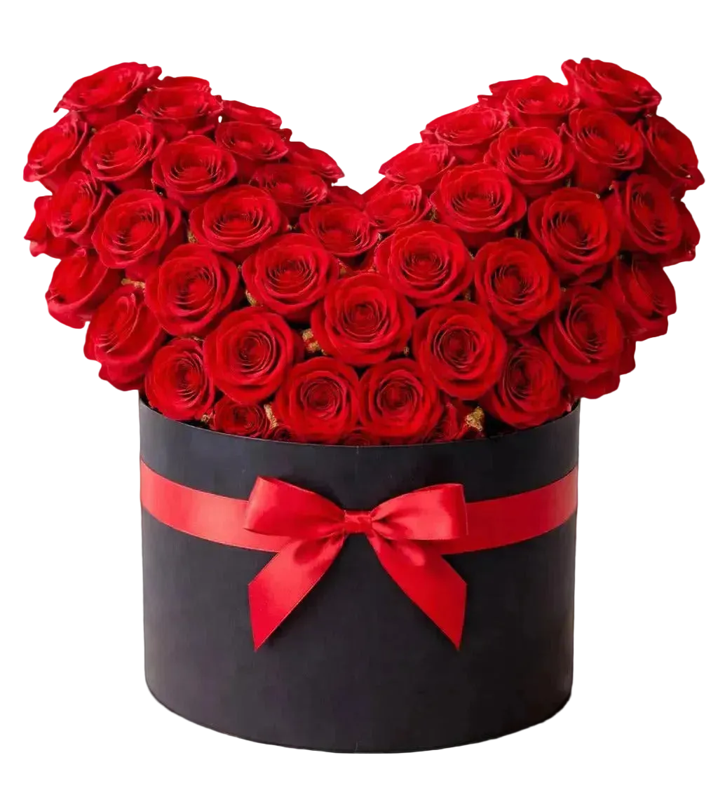 Rosas rojas alas de ángel