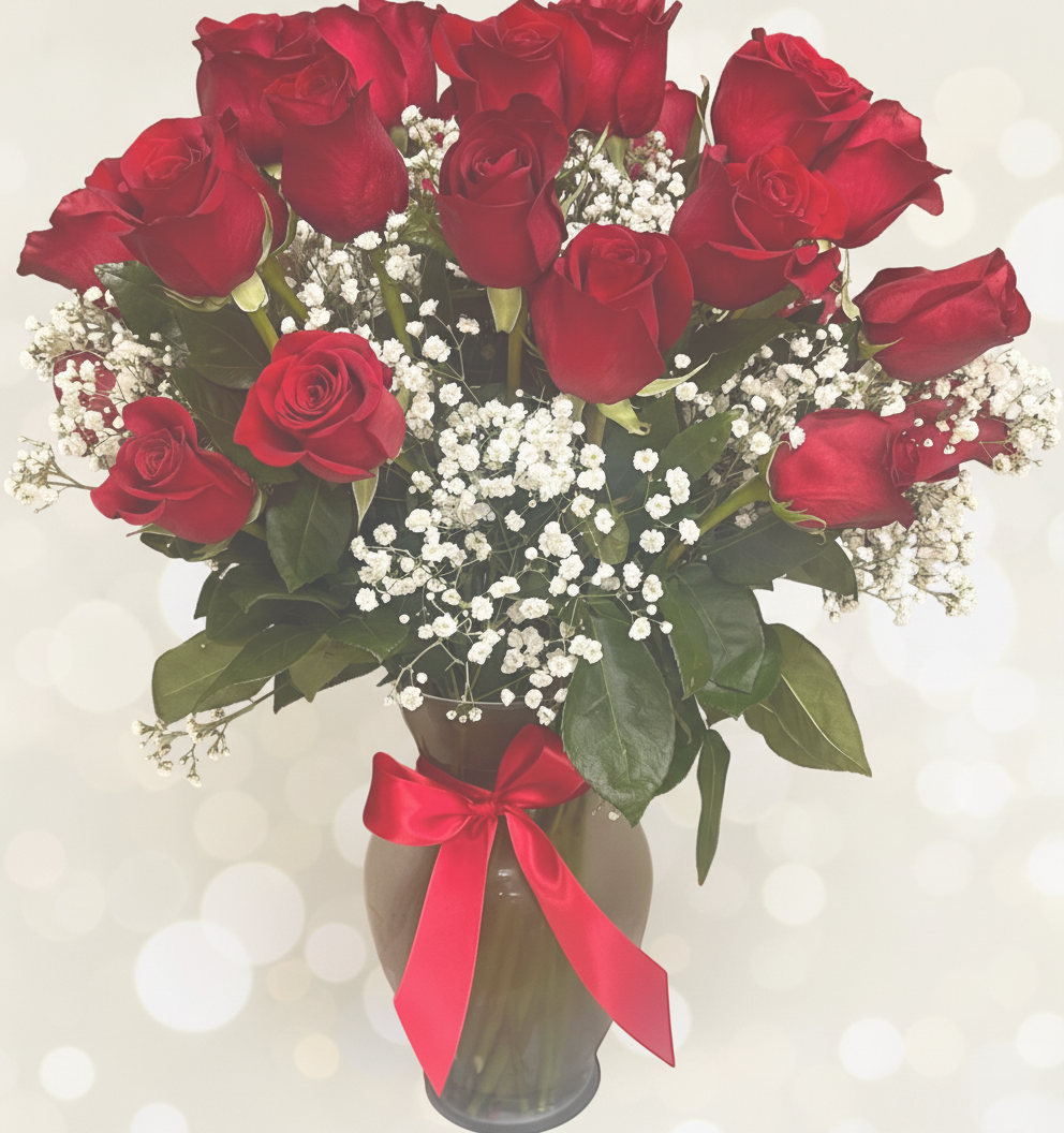 Rosas rojas premium entrega inmediata Doral Miami florería número 1 ofertas especiales