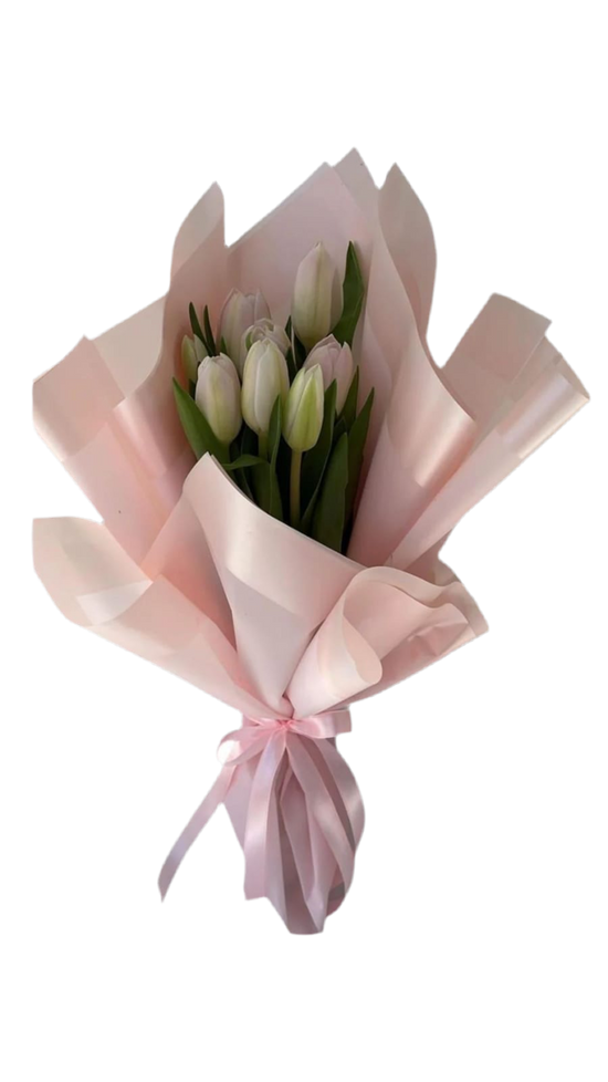 Arreglo de Tulipanes para Graduación - Ramo Elegante de Tulipanes Frescos Miami