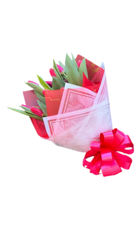 Tulipanes Rojos Miami - Ramo de Tulipanes Romántico Entrega Mismo Día Doral