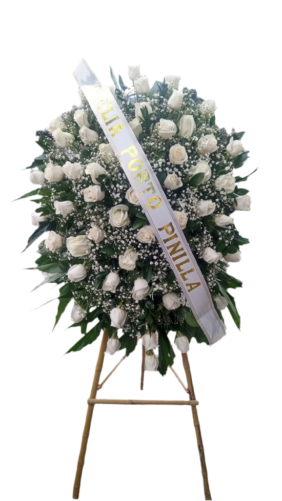 Funeral Rosas Blancas Miami - Arreglo Condolencias Doral