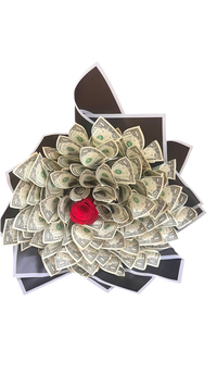 Ramo de Dinero con Rosa Miami - Regalo Original Entrega Mismo Día Doral Florida