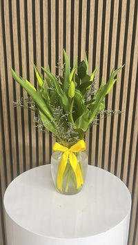 Tulipanes Jarrón Miami - 10 Flores Frescas Doral