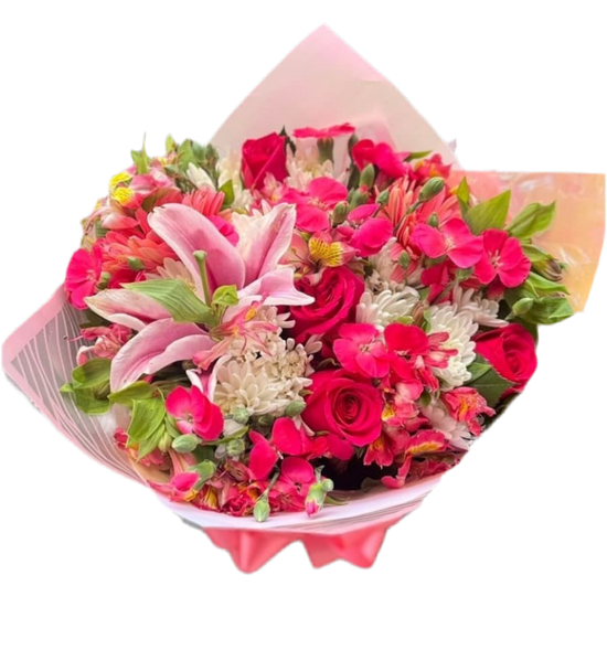 Ramo de Flores Mixto Miami - Bouquet Alegre Colorido Entrega Mismo Día Doral