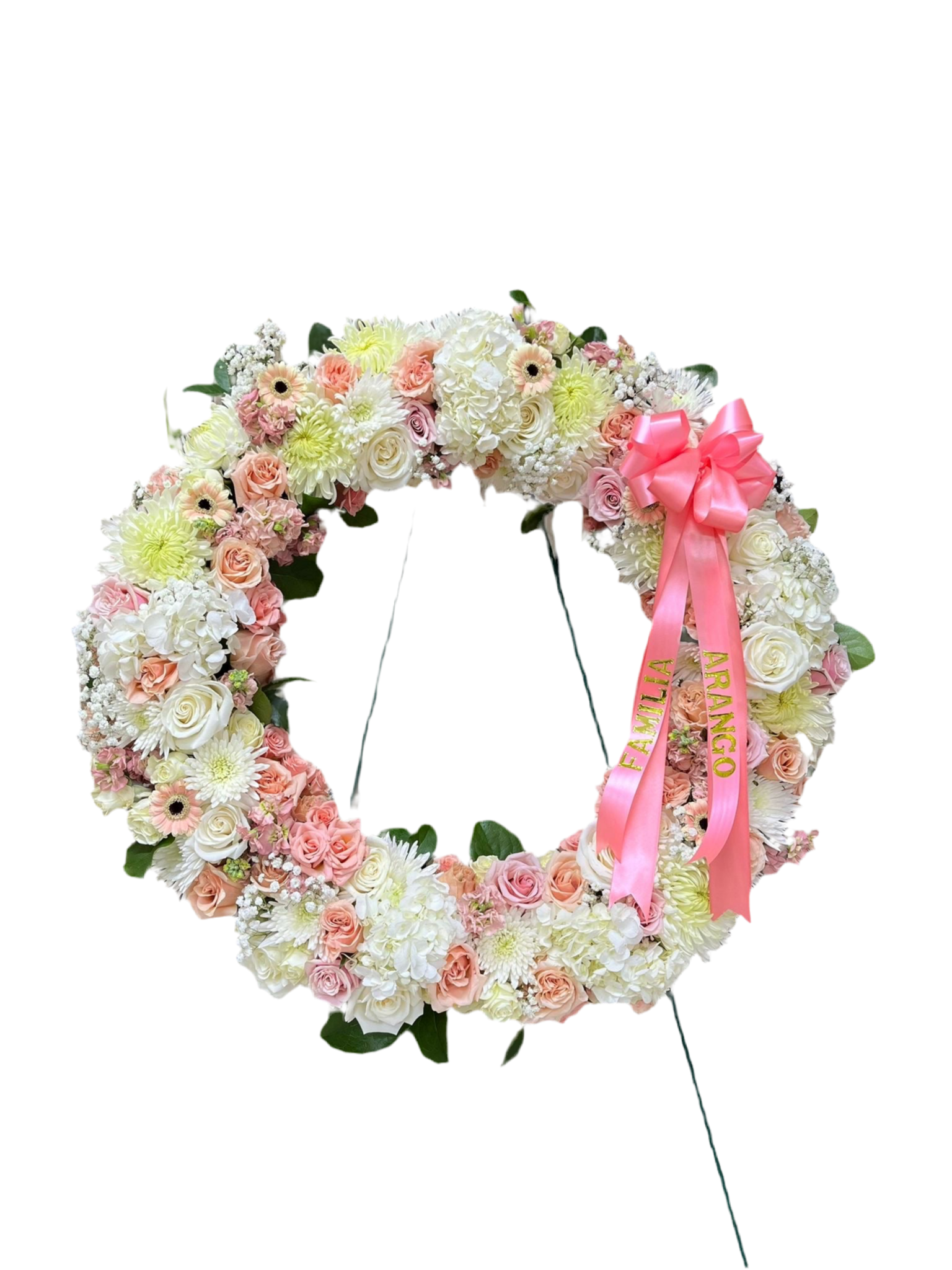 Tributo Floral Condolencias Miami - Arreglo Ella Doral