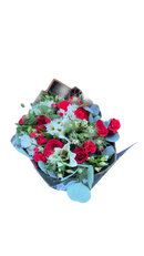 Ramo Mixto Romántico Miami - Bouquet de Rosas y Lirios Entrega Mismo Día Doral