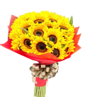 Girasoles Alegría Dorada Miami - Bouquet Sol Doral