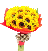 Girasoles Alegría Dorada Miami - Bouquet Sol Doral