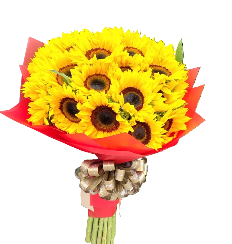 Girasoles Alegría Dorada Miami - Bouquet Sol Doral