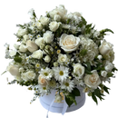 Flores Blancas En Caja