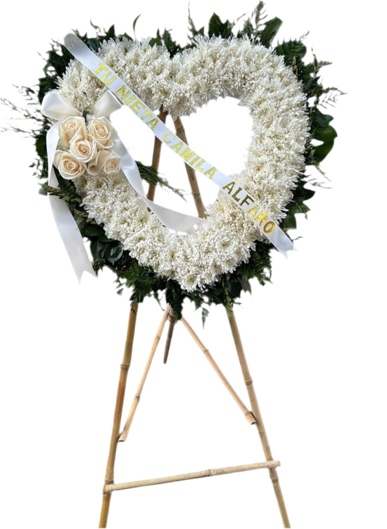 Corazon Condolencias Miami - Flores Simpatia Doral
