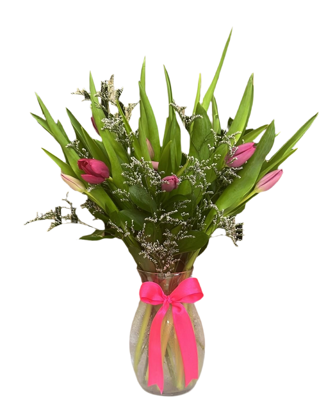 Tulipanes Jarrón Miami - 10 Flores Frescas Doral