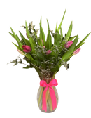 Tulipanes Jarrón Miami - 10 Flores Frescas Doral