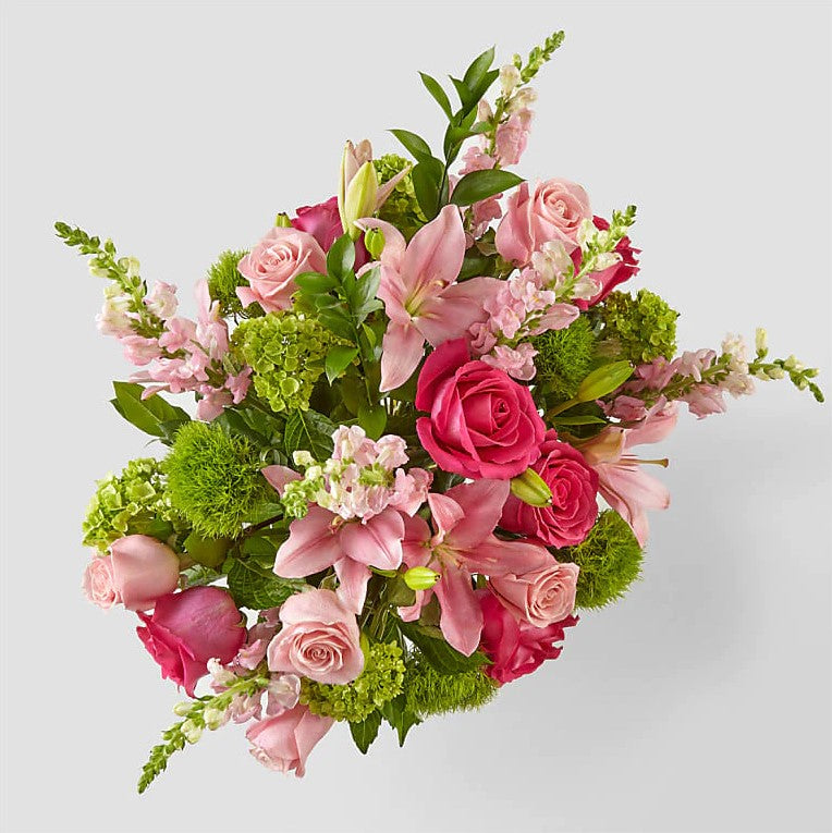 
                  
                    Premium Bouquet Of Roses And Lilies And Vase, Gift the fanciful Bouquet Of Roses And Lilies To Create Your Own Story, Pink Snapdragons And Bright Classic Roses Combine To Create An Exquisite Bouquet That Will Delight Mum On Her Special Day, Special Rose Bouquets And Arrangements, Rose Delivery, Anniversary Flowers & Gifts, Romantic Flowers & Gifts, Mother´s Day, Valentine’s Day. Bouquets Flowers in Coral Gables, Miami, Delivery Flowers, Florist in Coral Gables.
                  
                