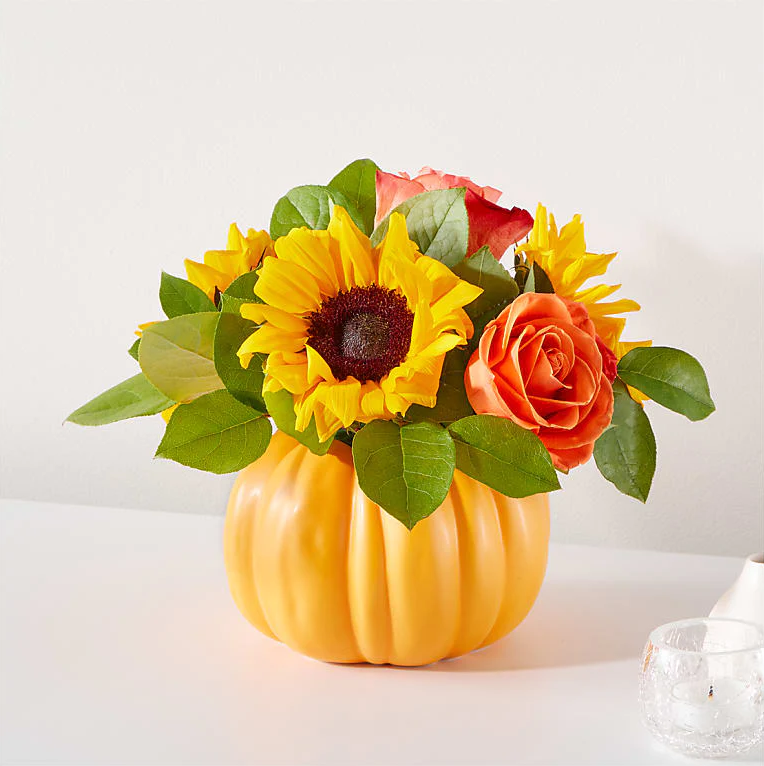 Dream Pumpkin Bouquet, Special Flowers In Box, Flowers And Gift For Any Occasion. Small