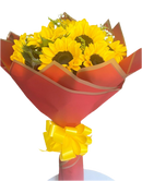 Girasoles Alegría Dorada Miami - Bouquet Sol Doral
