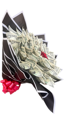 Ramo de Dinero con Rosa Miami - Regalo Original Entrega Mismo Día Doral Florida