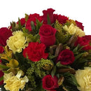 Pasión Dorada - Caja de Flores Premium con Tonos Dorados y Elegantes 