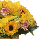 Caja de Flores Amarillas Miami - Arreglo Floral Radiante Entrega Mismo Día Doral