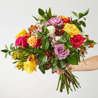 Bright and elegant mixed flower bouquet available for same-day delivery in Coral Gables, perfect for birthdays and celebrations.