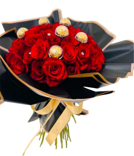 24 Rosas Chocolates Miami - Combo Dulce Amor Doral