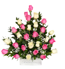Amor materno expresado en rosas de BouquetsFlowers.com, entrega hoy en Doral y disponible en Miami.