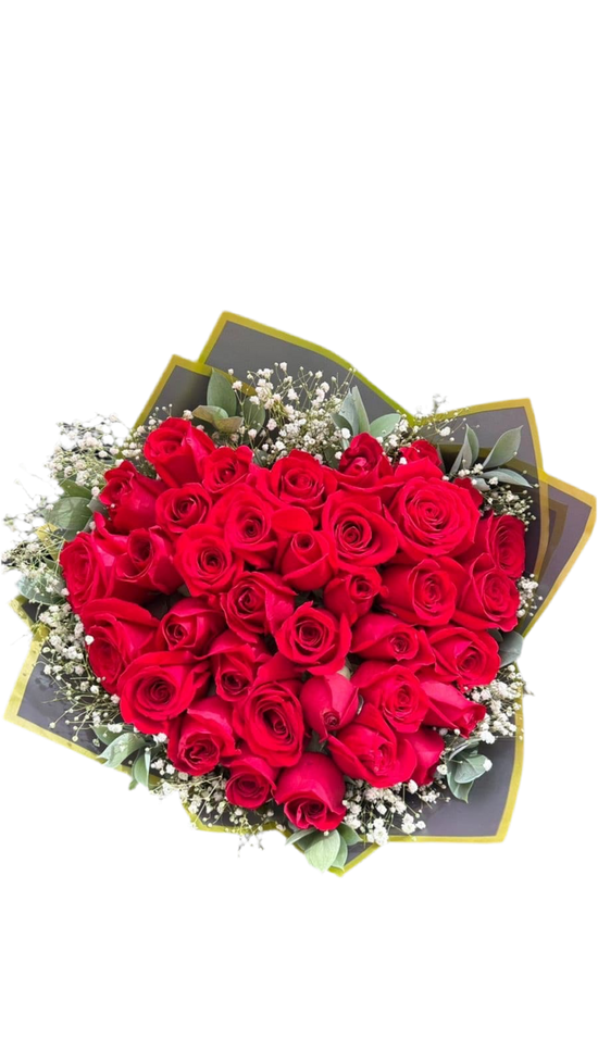 Corazón de Pasión – Ramo Floral Romántico con Envío en Doral Miami