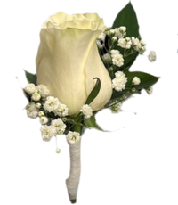 Boutonnière y Brazalette del Jardín del Éxito