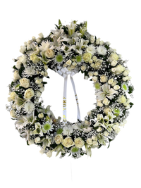 Sinceras condolencias – Elegante homenaje floral