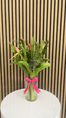 Tulipanes Jarrón Miami - 10 Flores Frescas Doral