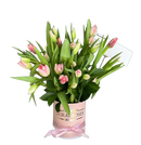 Tulipanes Caja Miami - Flores Elegantes Regalo Doral