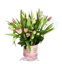 Tulipanes Caja Miami - Flores Elegantes Regalo Doral