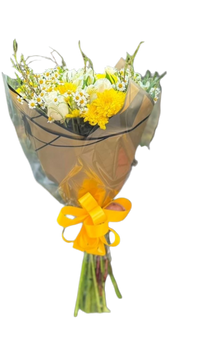 Ramo de Flores Blancas y Amarillas Miami - Bouquet Radiante Entrega Mismo Día Doral