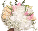 A bouquet of exotic and elegant flowers, including orchids and heliconias, that will make you feel like a princess on your special day. Shop now at BouquetsFlowers.com and enjoy same-day delivery in Miami.