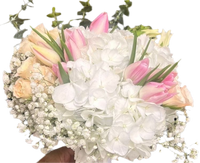 A bouquet of exotic and elegant flowers, including orchids and heliconias, that will make you feel like a princess on your special day. Shop now at BouquetsFlowers.com and enjoy same-day delivery in Miami.