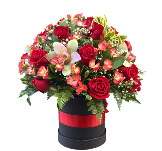 Flores Cumpleanos Miami - Arreglo Caja Regalo Doral