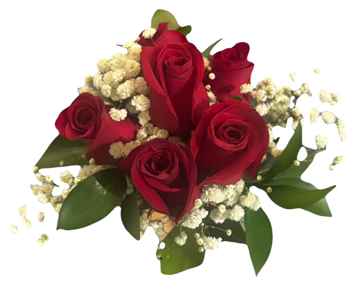 Haz que tu noche de graduación sea inolvidable* Bouquet de rosas rojas para prom en Miami. ¡Pide ahora en BouquetsFlowers.com !