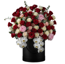 luxury roses and orchids arrangement brickell flower delivery