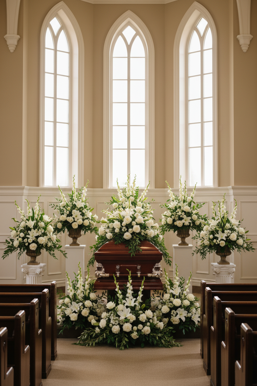 Send funeral flowers in Miami with same-day delivery directly to funeral homes, churches, and memorial services. Our sympathy flower arrangements are carefully designed to express love, respect, and condolences, with reliable delivery across Doral and all Miami areas. Order online with confidence from a trusted Miami florist.