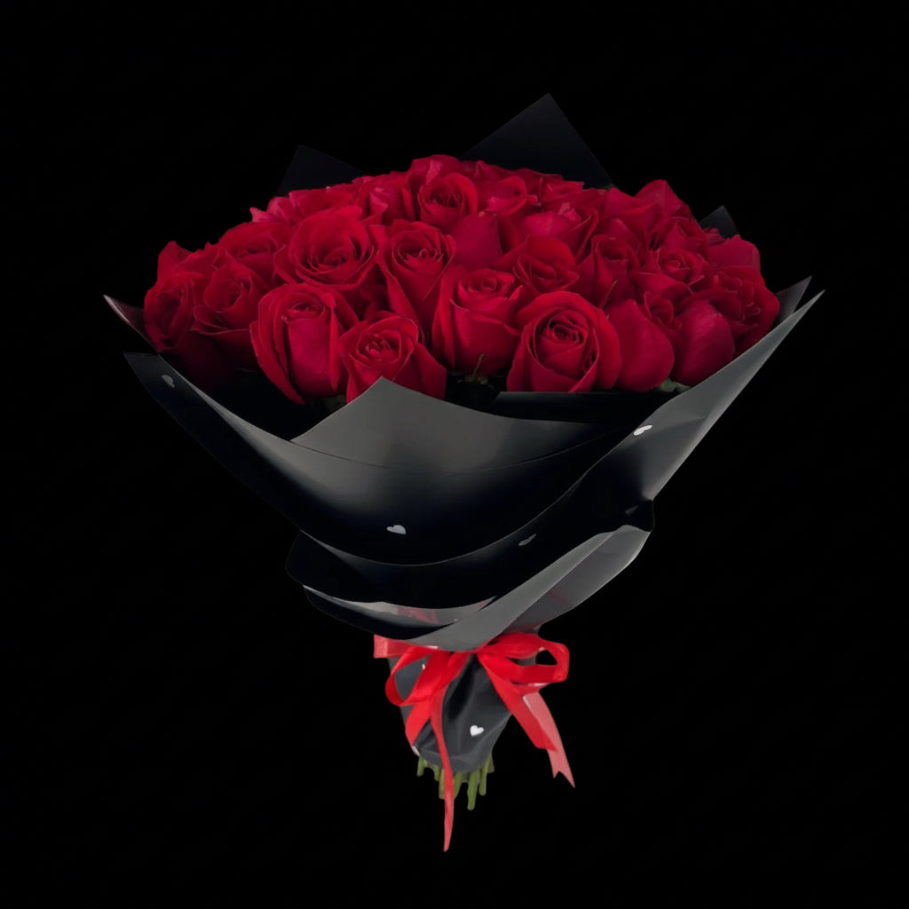 50 Rosas Rojas Pasion Miami - Bouquet Elegante Doral